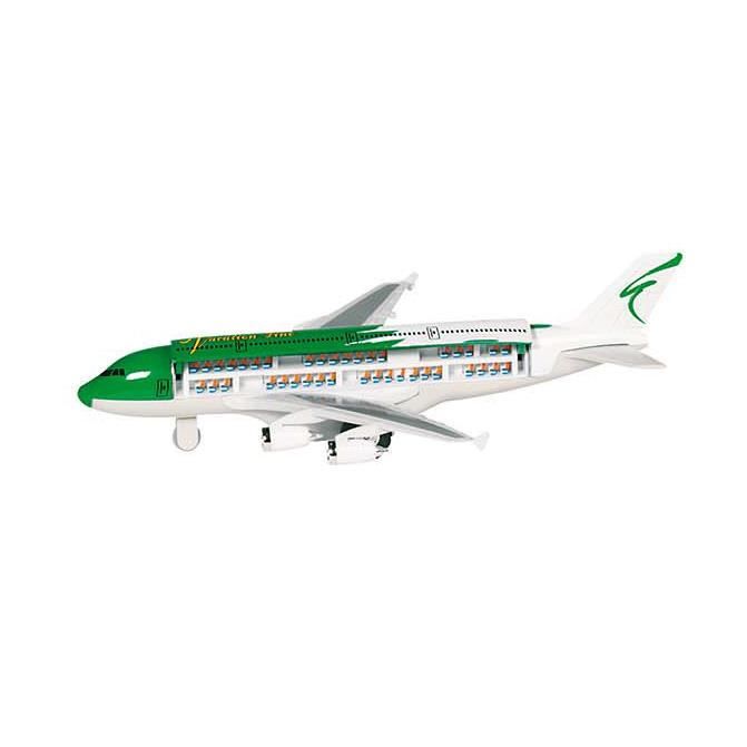 Avion En Metal Vert Et Blanc Achat Vente Aviation Cdiscount