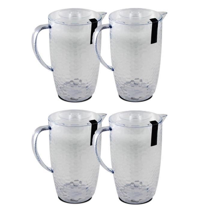 2.5L Pichet à Jus De Qualité Supérieure:Avec Couvercle Polyvalent Cruche Avec Couvercle Et Anse Pichet Eau Haute Durabilit Pour Infuseur Fruit Th Marron Noir  8babd734 B0ab 5f66 A4dc Af57e230c931