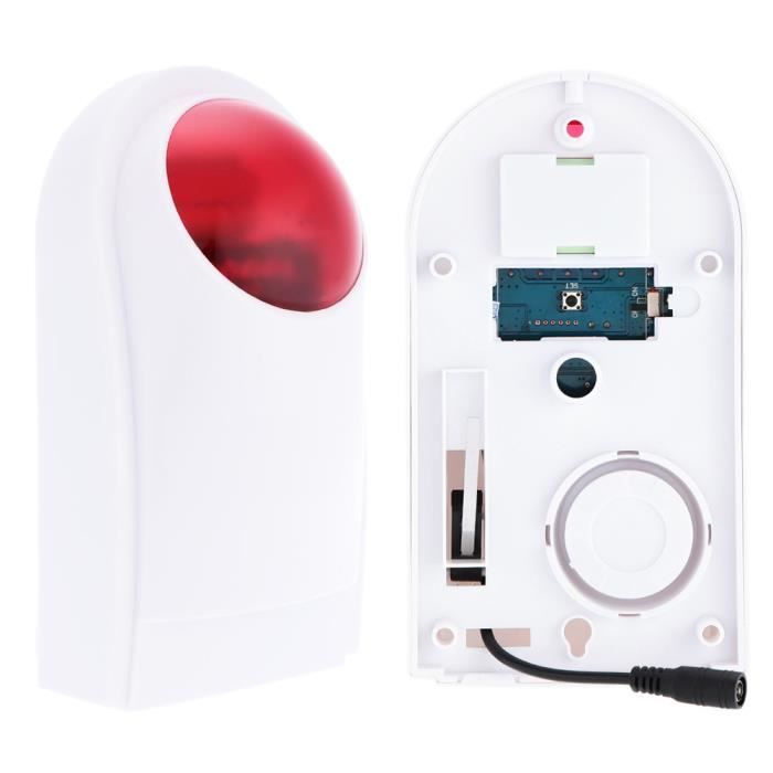 Sirène extérieure radio étanche avec flash compatible MG et RTX3 Sirène extérieure radio étanche avec flash compatible MG et RTX3