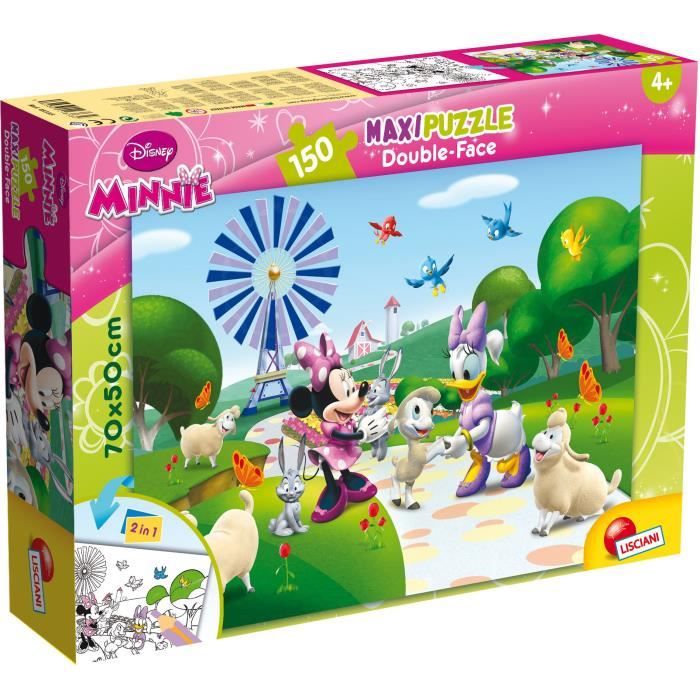 Puzzle double face Maxi Floor 150 Minnie - LISCIANI GIOCHI - Cdiscount ...