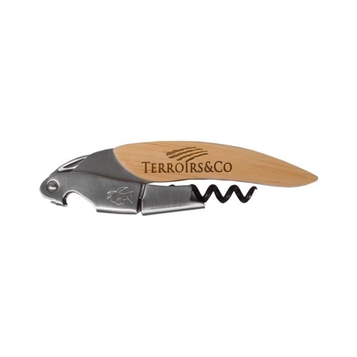 Tire-Bouchon Limonadier Personnalisable – 3 En 1 Avec Couteau Acier