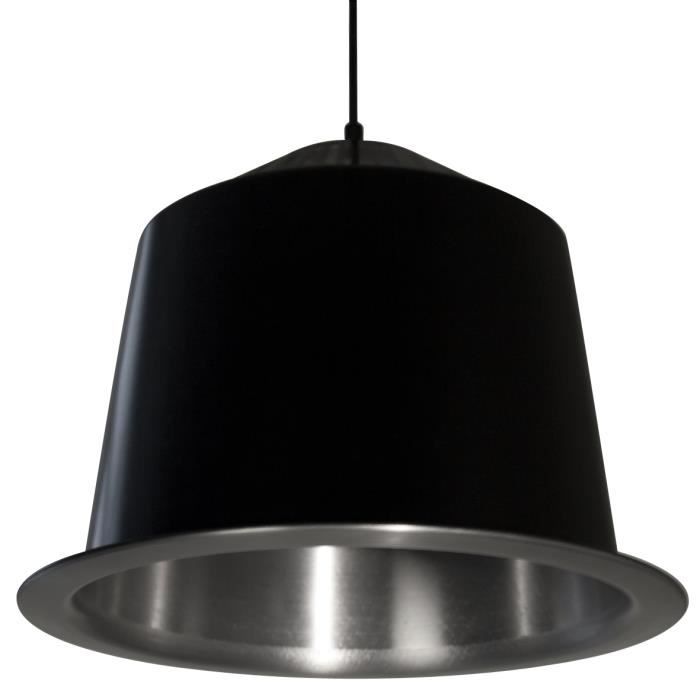 Suspension luminaire Capsule Noire Metropolight Cdiscount Maison