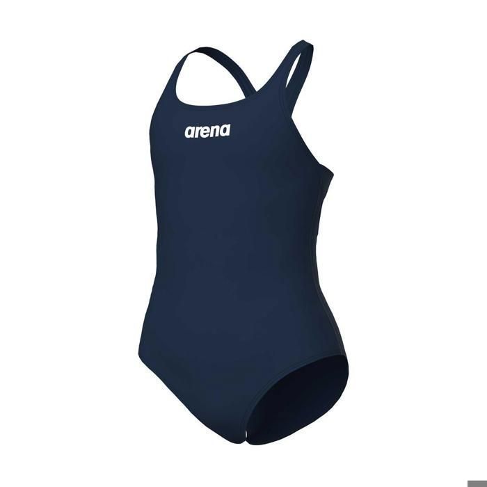 Maillot de bain 1 pièce fille Arena Team Pro Solid - navy/white