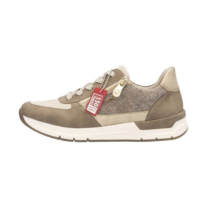 Rieker Baskets - RIEKER - 58902-64 - Femme - Similicuir et textile - Talon compensé