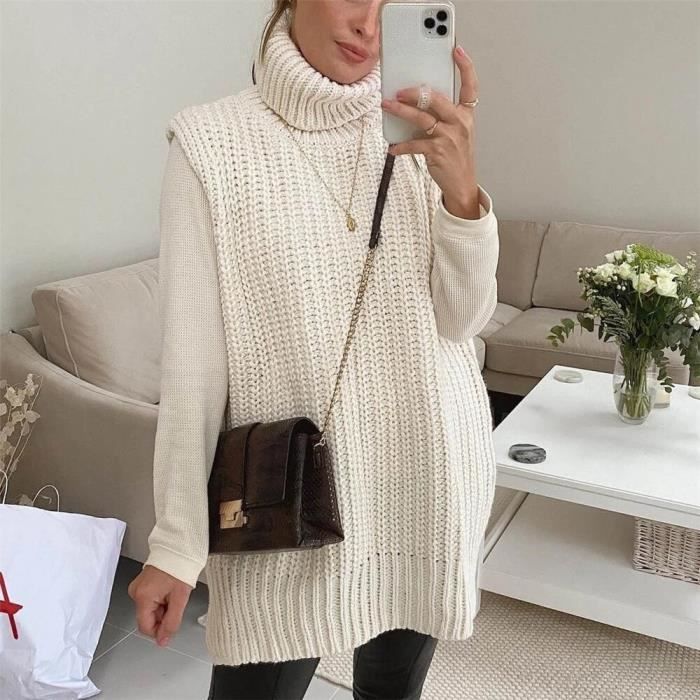 Pull long sans manche new arrivals