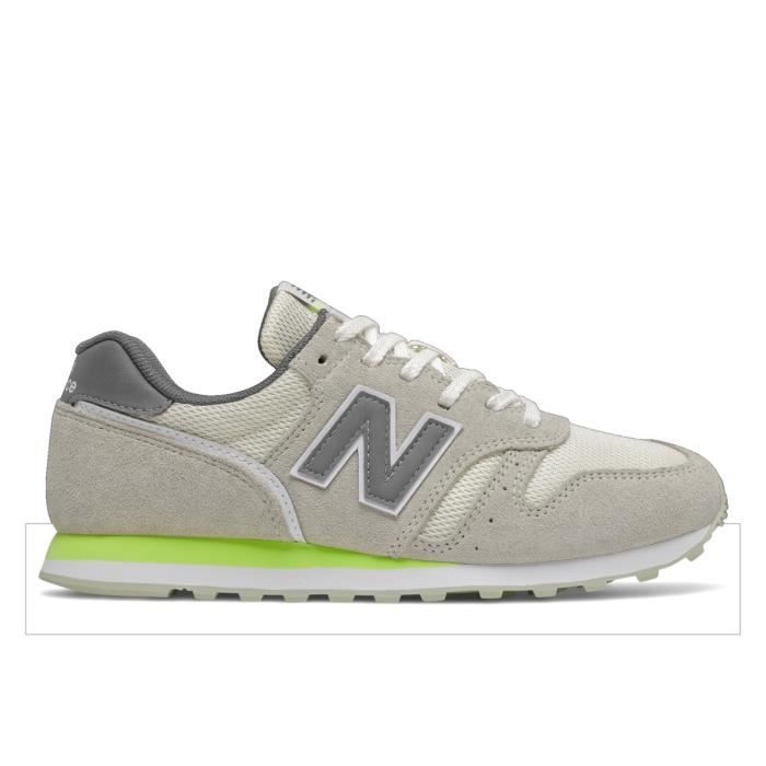 Baskets femme New Balance wl373 timberwolf 41 5 Gris Adulte Lacets Plat Textile