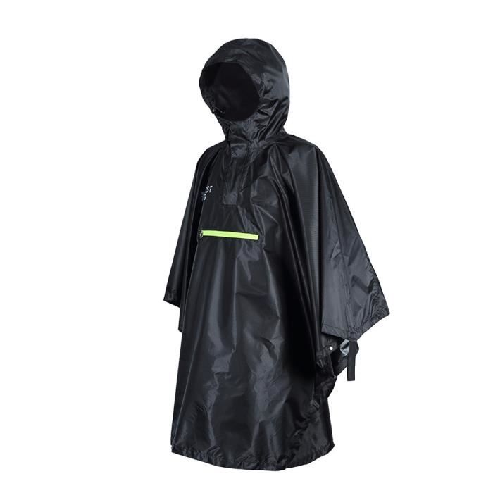 PONCHO PLUIE VELO VILLE 100 VERT Pour Les Clubs Et Collectivités