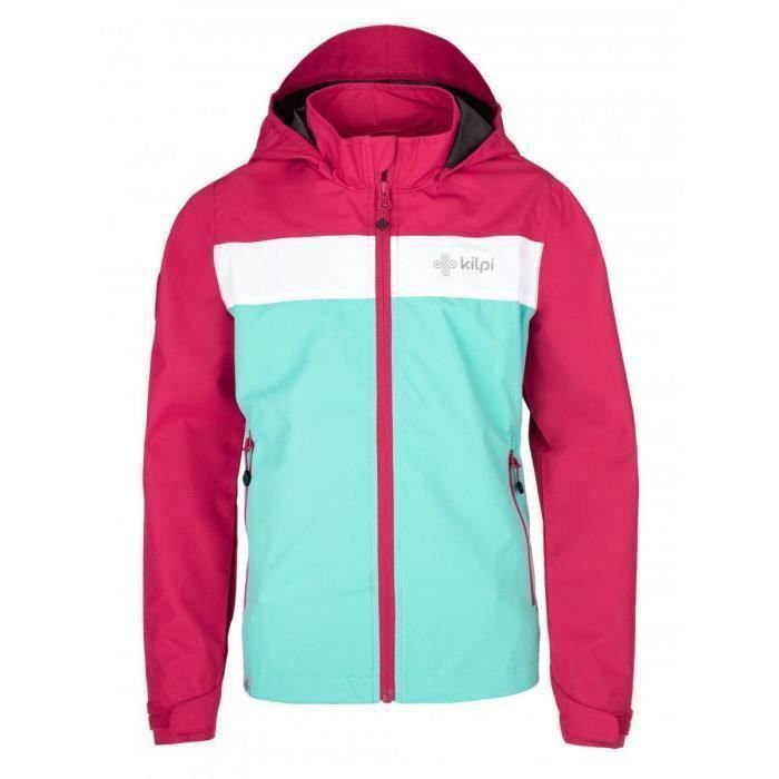Blouson à capuche fille Kilpi Orleti - turquoise - 5/6 ans Blouson à capuche fille Kilpi Orleti - turquoise - 5/6 ans
