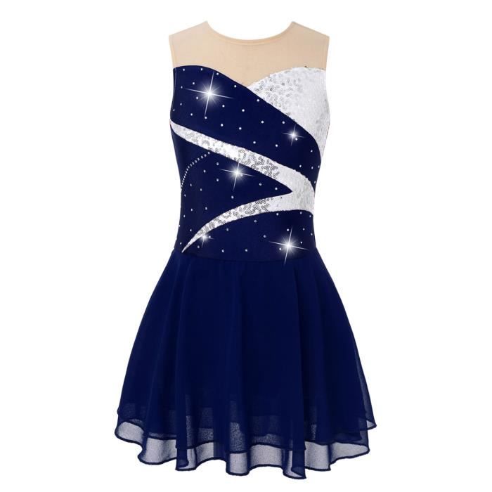 Justaucorps Garçon Ballet Manches Longues Avec Strass - 85% Polyester 15% élasthanne - Pour Danse, Patinage Artistique Ou Compétition