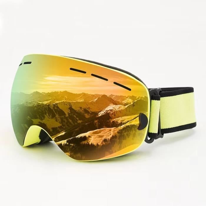 RIOROO Masque De Ski Lunettes OTG - Verres Interchangeables Magnétiques - Protection UV Snowboard