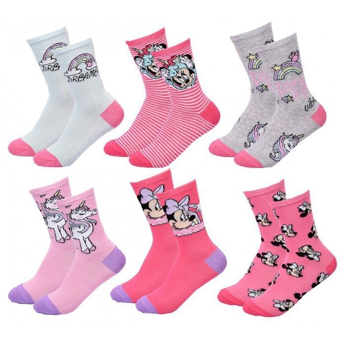 WONDER NATION 6 paire de chaussettes no show fille taille LG