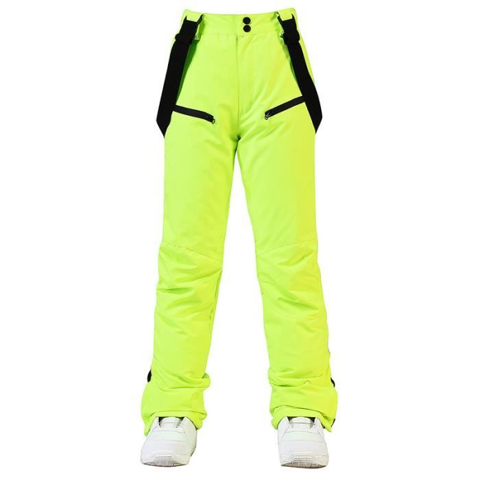 Pantalon de ski Adulte Homme-Femme Hiver Taille élastiquée Casual Chaude  Epaisse Imperméable Coupe vent - Cdiscount Sport