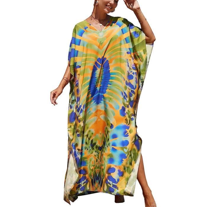 Robe de Plage Boh?�me Maillot De Bain ??legante Cover Up pour Femme,D?�tente Plage Couverture 