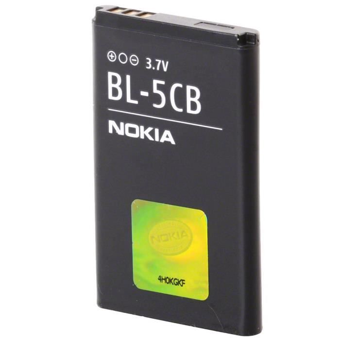 Batterie rechargeable Li Ion Nokia BL 5CB 800 mAh pour 1616 1800 C1 02 101 X2 05