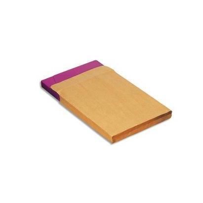 Pochettes à Soufflet En Kraft Armé - Lot De 50, Format B4 (260x330x30mm) - Renforcées Polyester, Pour Envois D'objets Lourds Ou à Angles Vifs