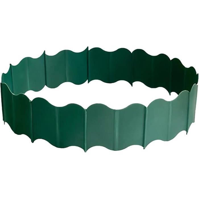 Panonw Lot de 20 bordures de jardin décoratives à emboîter rapidement