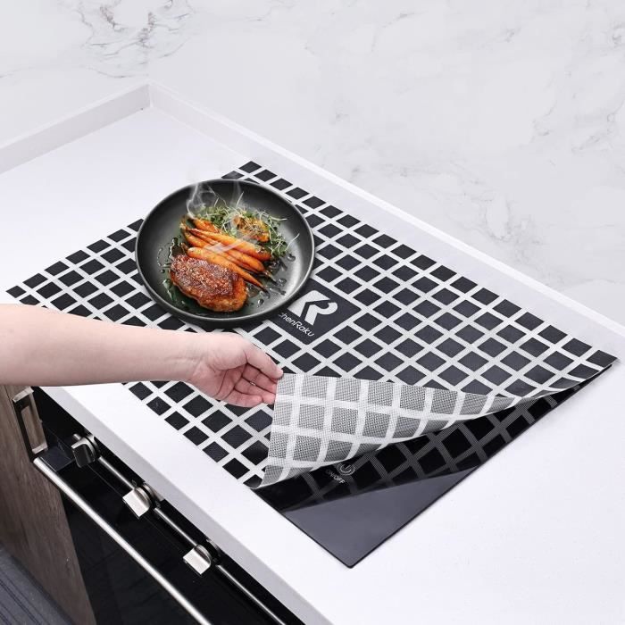 KitchenRaku Protection Plaque Induction,Protection Plaque de Cuisson  Magnétique, Protege Plaque Induction Silicone Anti-rayures 103 - Cdiscount  Electroménager