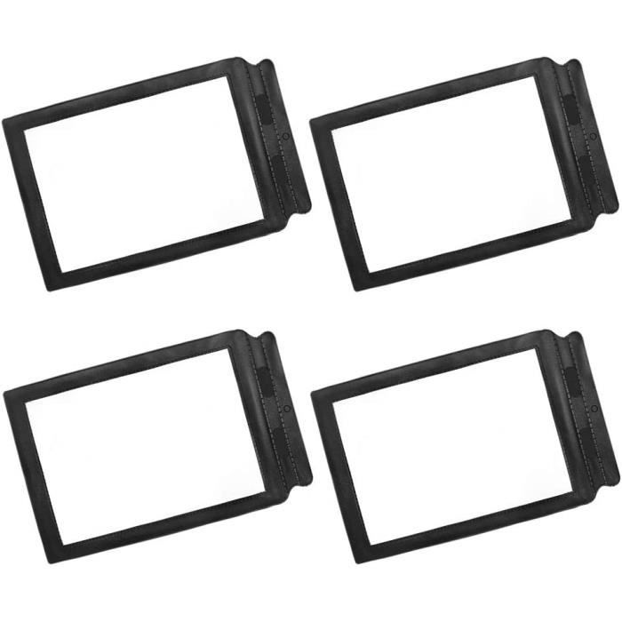 Loupe De Lecture Feuille A4 - Agrandissement +3.00 - Monture Noire Rectangle - Pour Verres De Soins - Neuf Avec étiquettes