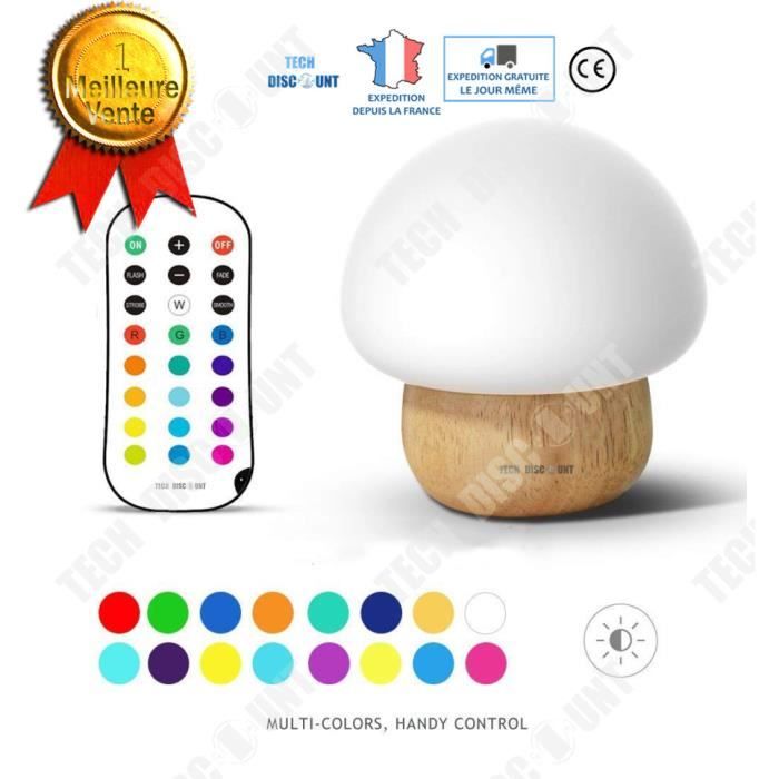 Td Lampe De Chevet Champignon De Bureau De Lecture Enfant Led Bois Moderne Fille Enfant Garcon Chambre Telecommande Table Decoratio Cdiscount Maison