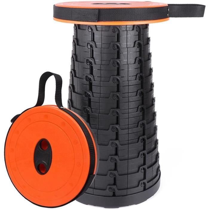 Tabouret Pliant Portable (11 Pouces de Hauteur), Tabouret Pliable, Tabouret télescopique