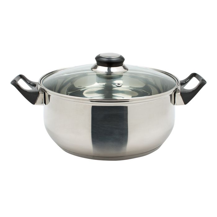 MARMITE FONTE D'ALUMINIUM 28CM AVEC COUVERCLE TFI CRISTAL DURAND DUPONT