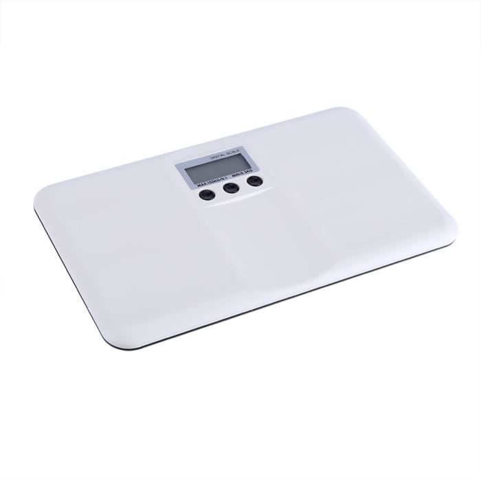 Balance électronique Portable Pour Animaux Et Bébés - Précision 100g - 150kg Max - Écran LCD Rétroéclairé - Fonction Tare