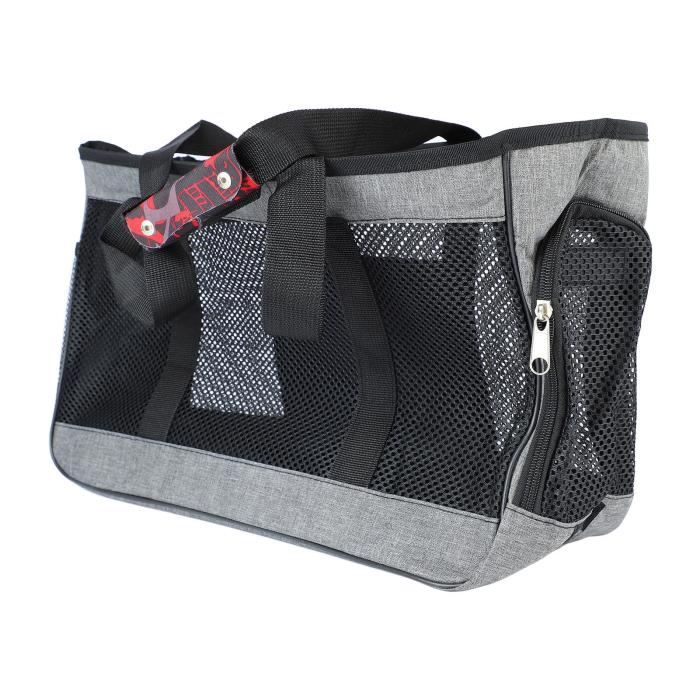 Comparer les prix de Vvikizy Cat Carrier Bag Respirant Grande Capacité Sac de Transport pour Chat avec Poignée et Fermeture Éclair Gris