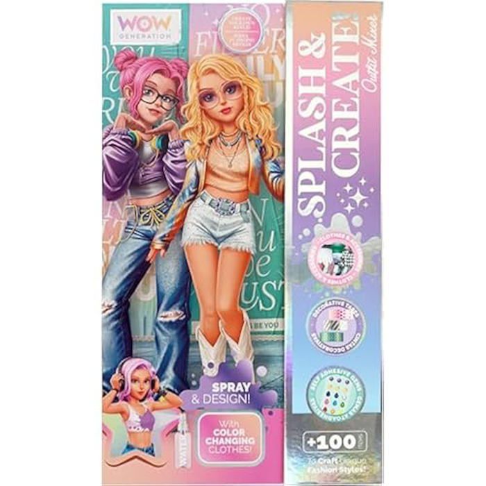 Jouet éducatif - WOW GENERATION - Splash and Create - Tenues créatives - 4 ans et plus - Multicolore