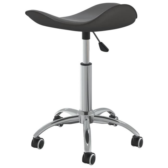 tip - chaise de bureau gris similicuir - yosoo - dx014158
