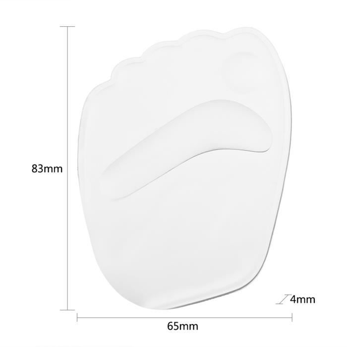 2 Semelles Gel Silicone Pour Talons Hauts - Anti-dérapant Et Amorti | Soulagement Douleur Pieds | Femme