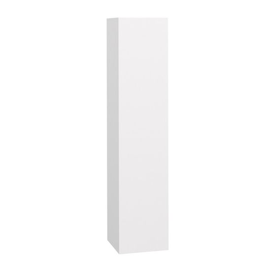 Colonne De Salle De Bain IDMarket - Meuble Colonne Suspendu Salle De Bain LILA - 3 étagères, Blanc - Rangement Pratique 25x25x114cm Pas Cher