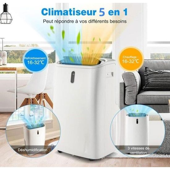 Climatiseur Mobile Silencieux 14000BTU RELAX4LIFE Commande Smart — free download