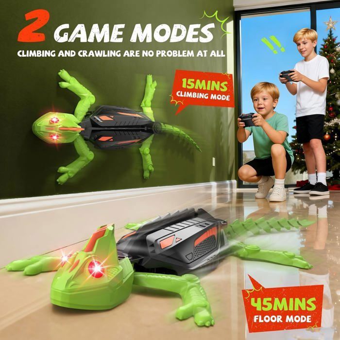 Gecko Radiocommandé - Lézard Télécommandé Avec Yeux Lumineux - Qui ...
