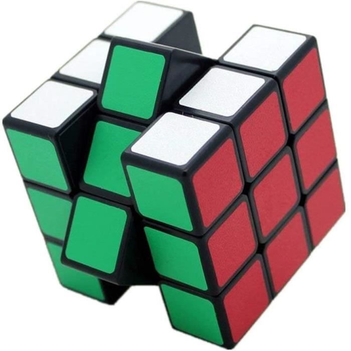 Speed Cube 3x3x3 Magic Puzzle Cube 3 by 3 Cubo Magique Speedcubing Casse  Tete avec Autocollants en Fibre de Carbone 3D Puzzle [195] - Cdiscount Jeux  - Jouets