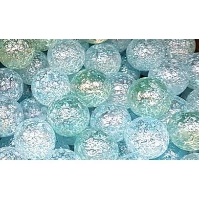 Billes Et Accessoires GENERIQUE 25 Billes PERLE BLEU - Bille En Verre