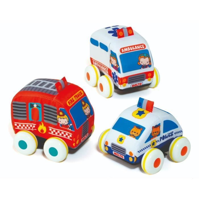 Dickie Toys Station De Sauvetage SOS - Police, Pompiers & Ambulance Avec Lumière, Son Et Microphone, Piles Incluses - 31 X 22 X 16 Cm