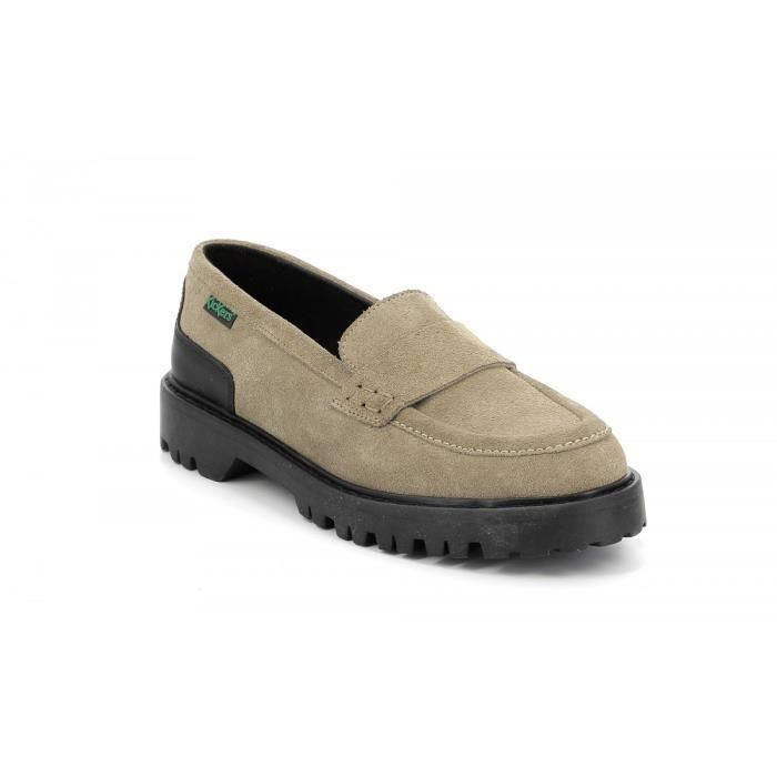 KICKERS Mocassins Deck Loafer Argent Femme Argent Cdiscount Chaussures
