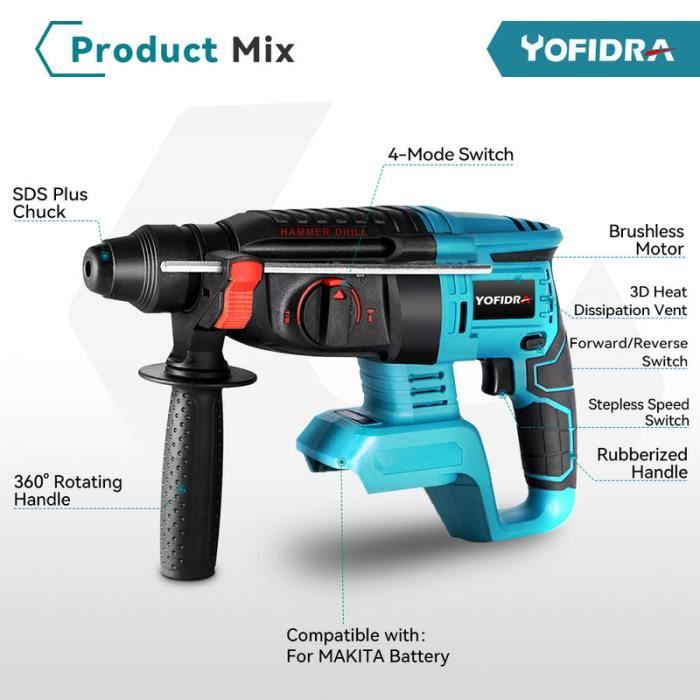 Tronçonneuse sans fil - YOFIDRA - Yofidra - 8 pouces (10 cm) - Moteur