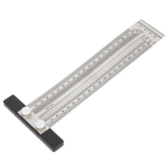 TMISHION Règle De Travail Du Bois Outil De Mesure D'angle Portatif D