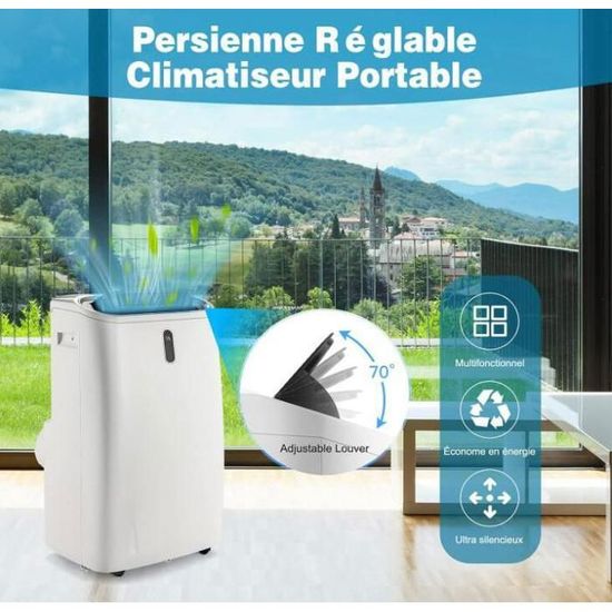 Climatiseur Mobile Silencieux 14000BTU RELAX4LIFE Commande Smart — free download