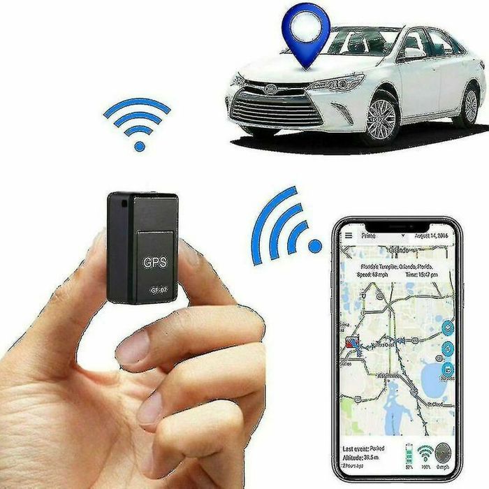 Mini traqueur GPS pour véhicules, avec étui magnétique