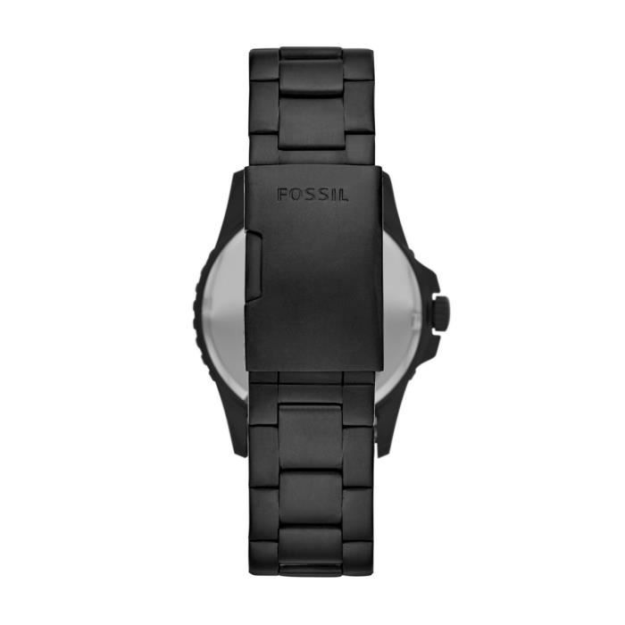 Montre fossil hotsell homme acier noir