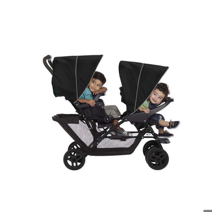 GRACO Poussette Double Stadium Duo Noir et Gris Cdiscount