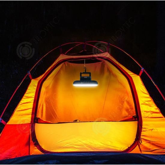 Camping Tente Lumière 24 LED magnétique lampe pratique avec crochet lanterne lampe