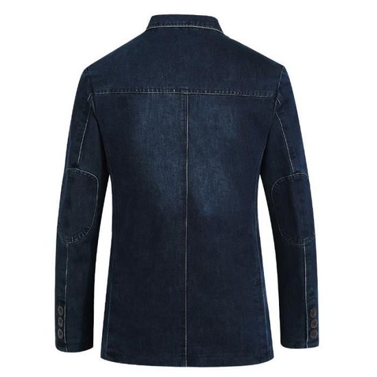 Veste en jean homme Luxe epaississant et slim Bleu clair Marque Luxe Bleu clair Cdiscount Pret a Porter