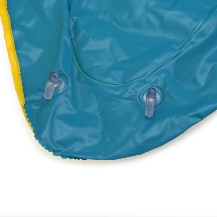 Bouée Avion Gonflable Pour Enfant – Flotteur Avec Siège, Volant Rotatif Et Klaxon – Buse Anti-fuite – Sécurité Et Amusement Piscine