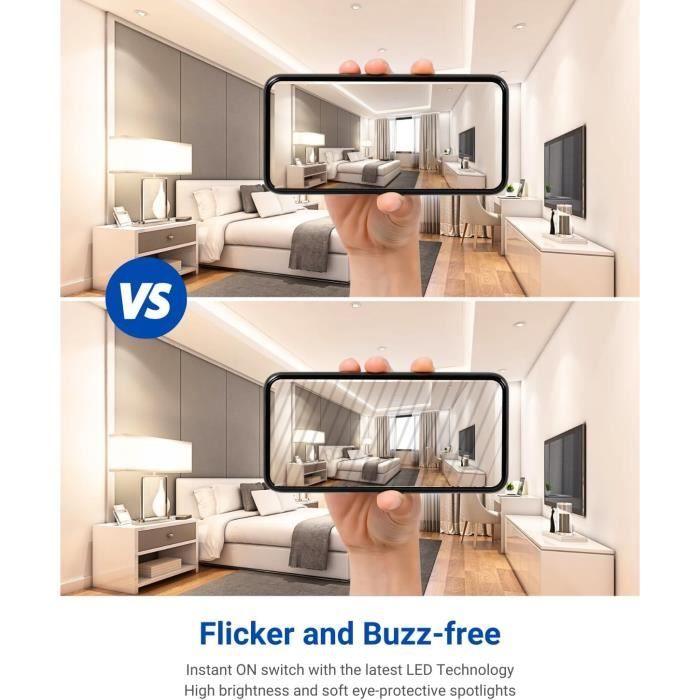 LEDLUX, 3 Pièces Ampoules LED GU10, 10 W, 1000 Lumens | FindTheDeal