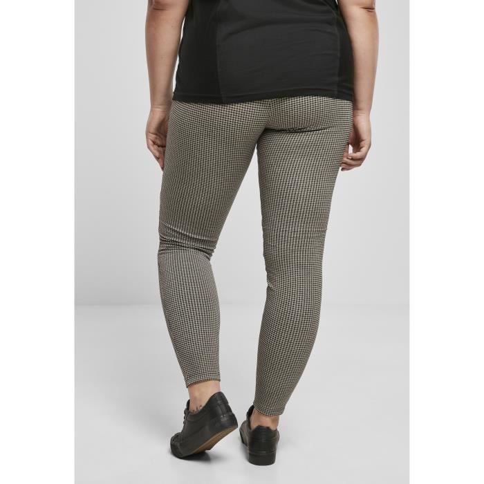Legging vichy femme Urban Classics blanc noir Cdiscount Pret a Porter