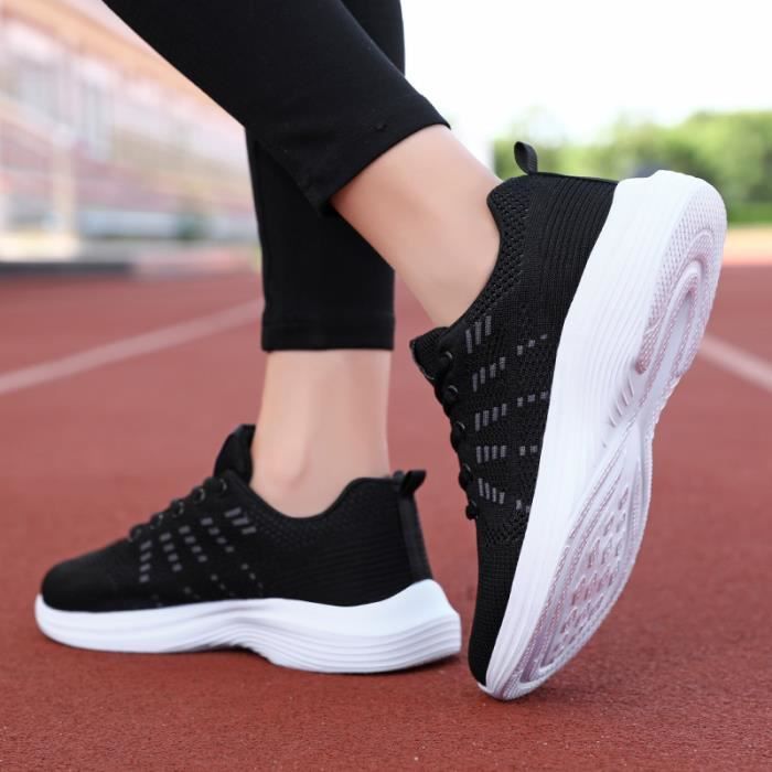 Chaussure basket noir femme sales