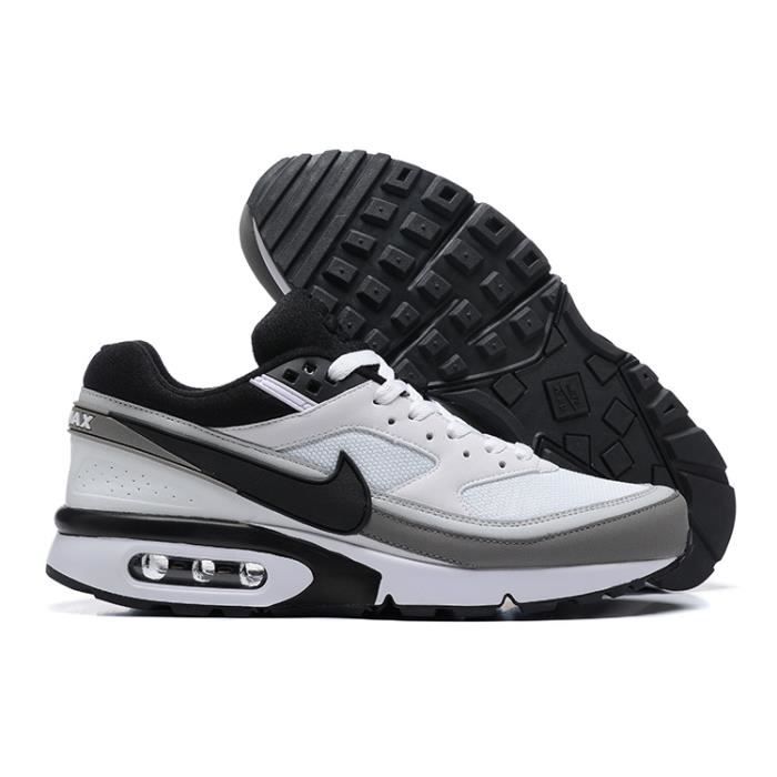 Nike Air Max BW chaussures de course Blanc gris noir - Cdiscount Chaussures